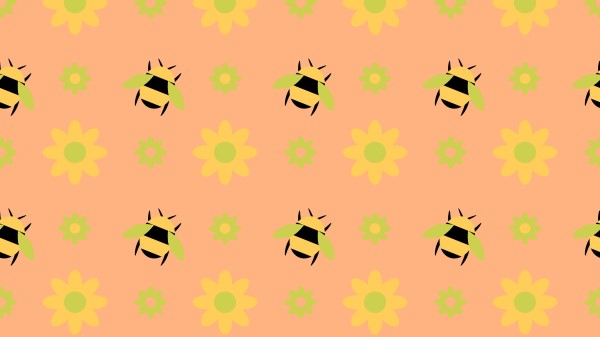 Bees Patterns Texture wallpaper