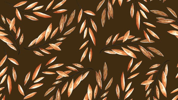 Branches Leaves Watercolor wallpaper