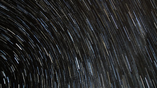 Circles Long Exposure Glow Wallpaper