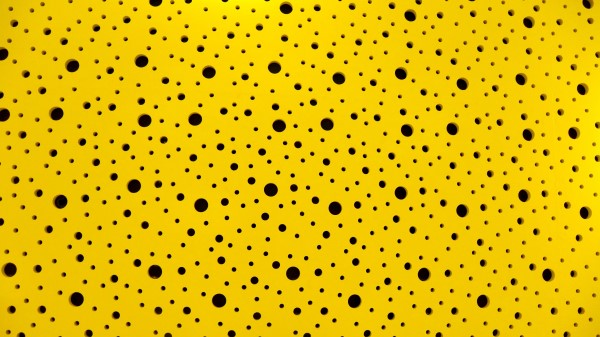 Circles Pattern Yellow wallpaper