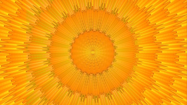 Circles Pointed Yellow wallpaper