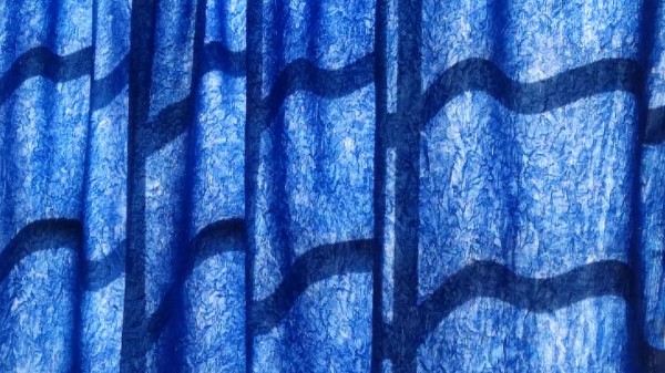 Cloth Folds Blue wallpaper