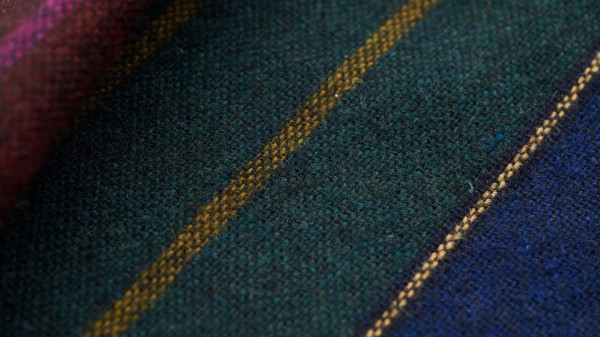 Fabric Stripes Colorful Wallpaper