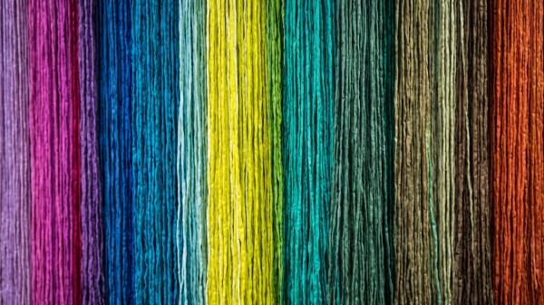 Fabric Texture Multicolored wallpaper