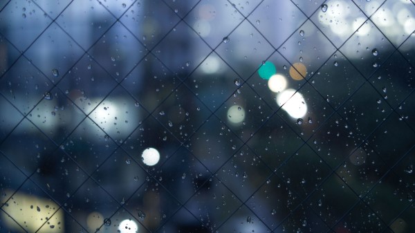 Fence Mesh Drops Texture Wallpaper
