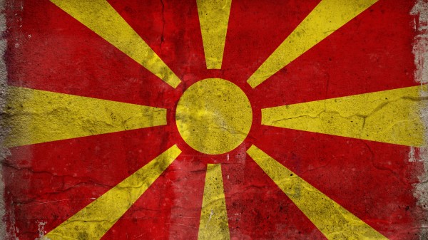 Flag Macedonia Color Texture Spo Wallpaper