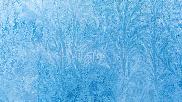 Frost Pattern Glass Wallpaper