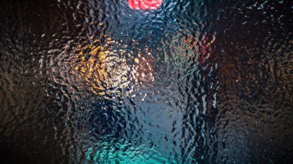 Glass Relief Surface Glare Wallpaper