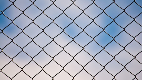 Grid Sky Braided Wallpaper