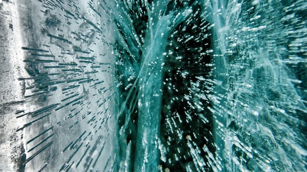 Ice Structure Texture Wallpaper