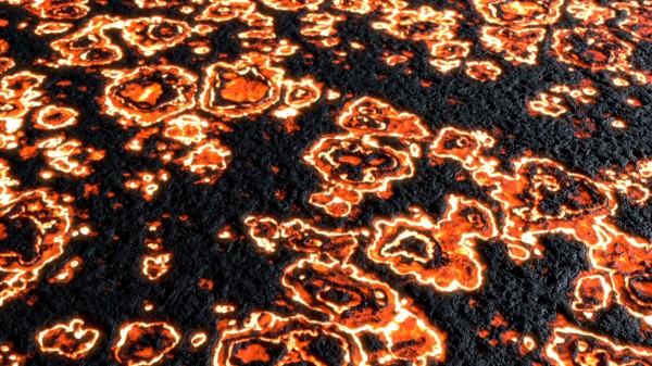 Lava Fiery Surface Wallpaper