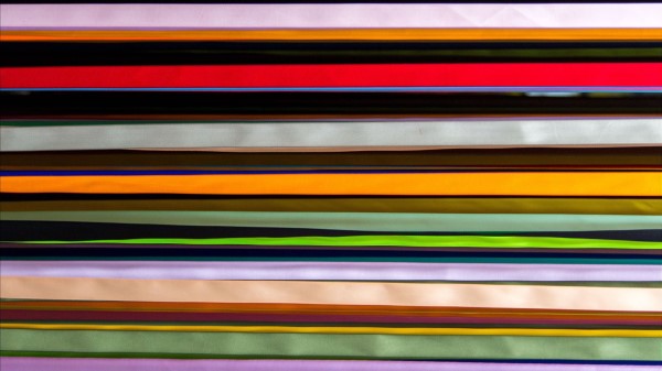 Lines Colorful Ribbons Wallpaper