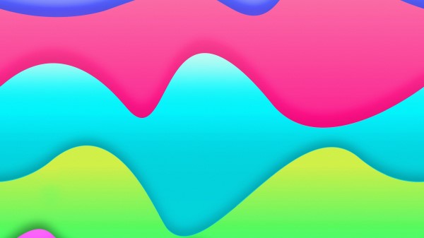 Lines Wavy Colorful Image Wallpaper