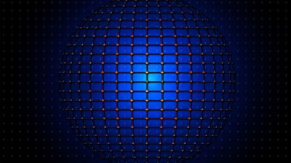 Mesh Texture Lines Blue Wallpaper