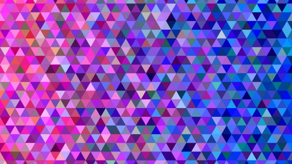 Mosaic Pixels Triangles Wallpaper