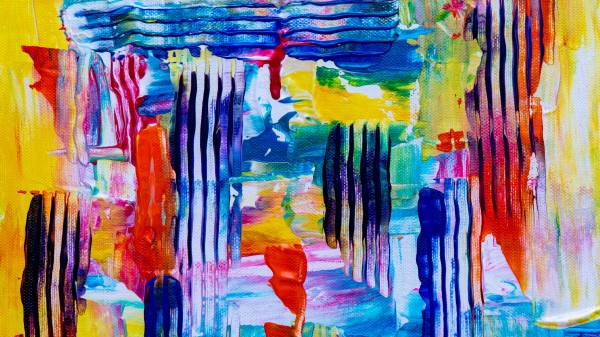 Paint Canvas Spots Image Wallpaper