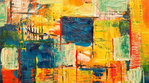 Paint Canvas Spots Wallpaper