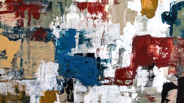 Paint Stains Canvas Wallpaper