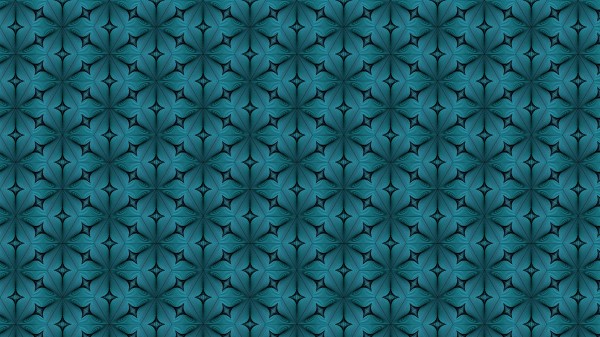 Pattern Geometric Turquoise Wallpaper