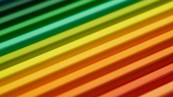 Rainbow Stripes Lines Wallpaper
