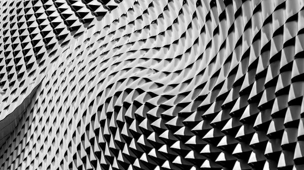 Roof Wavy Texture Wallpaper