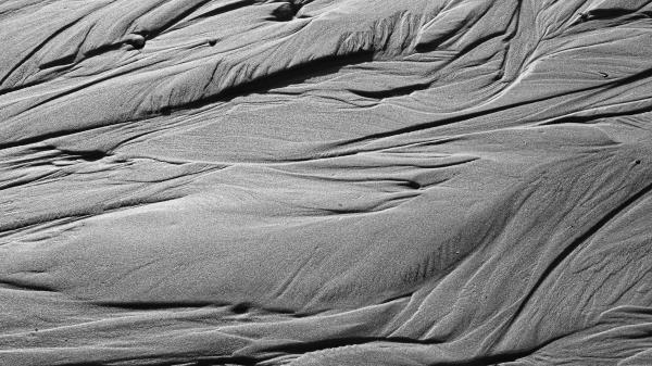 Sand Bw Texture Wallpaper