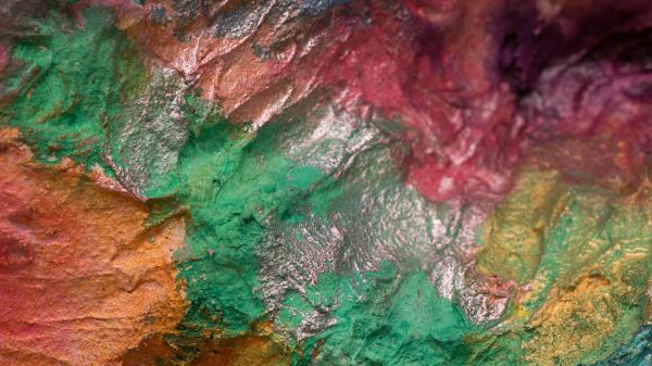 Surface Paint Multi Colored Wallpaper