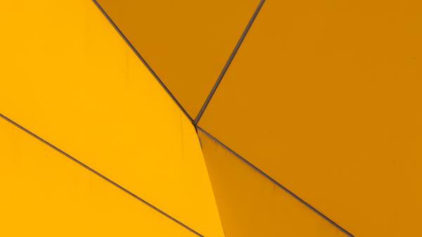 Surface Volume Yellow Wallpaper