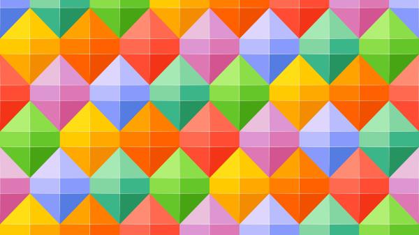 Texture Colorful Shape Pattern Wallpaper