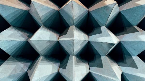 Texture Spikes Gray Wallpaper