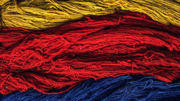 Texture Threads Colorful Wallpaper