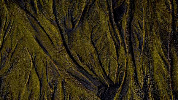 Texture Wavy Relief Wallpaper