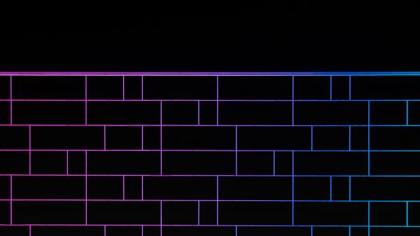 Tile Neon Lights Wallpaper