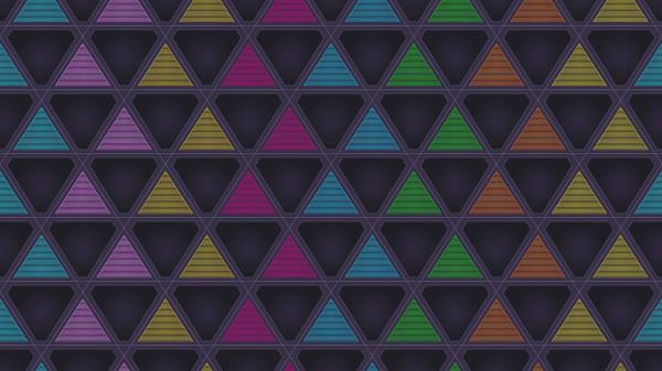 Triangles Triangle Symmetry Wallpaper