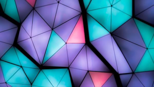 Triangles Volume Fragments Wallpaper