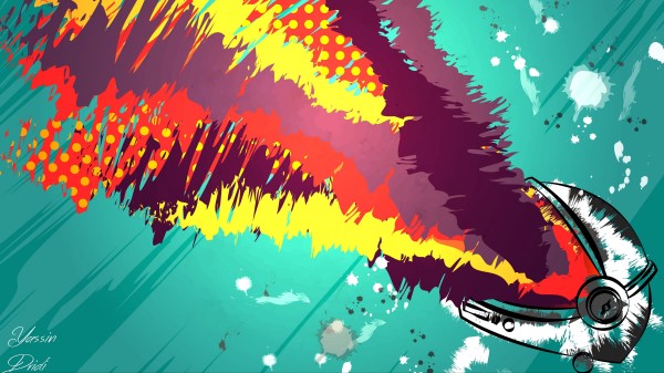 Helmet Paint Colorful Wallpaper