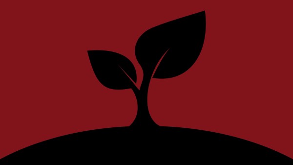 Leaf Art Dark Wallpaper