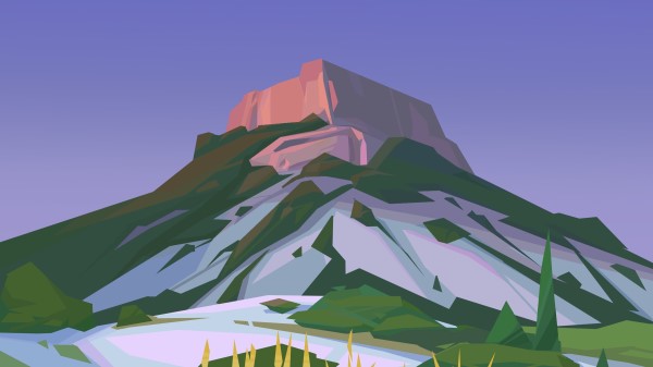 Mountain Landscape Art Wallpaper