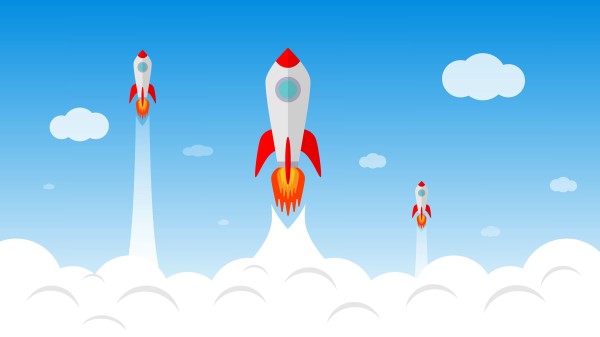 Rocket Launching Smoke wallpaper