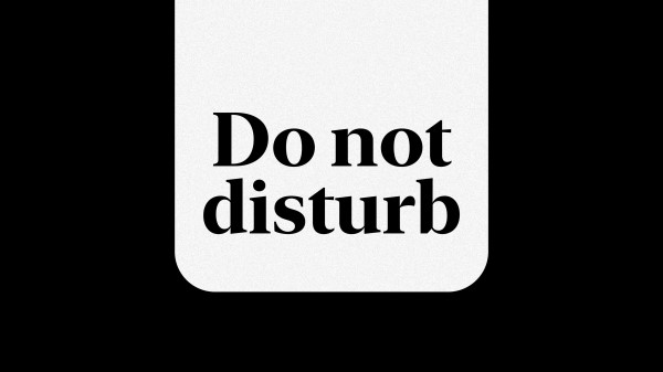 Do Not Disturb Words Inscription wallpaper