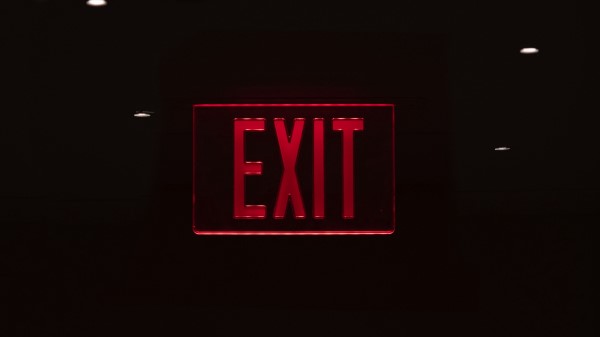 Exit Sign Inscription Image wallpaper