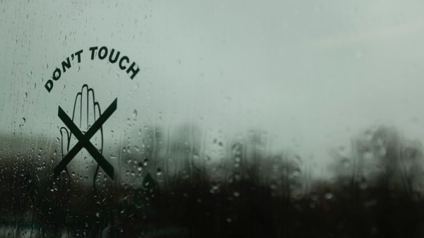 Inscription Prohibition Sticker Wallpaper