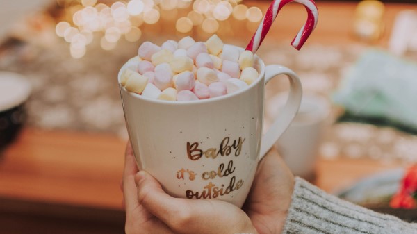 Mug Inscription Marshmallows wallpaper