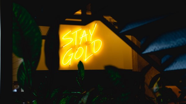 Neon Inscription Wall wallpaper