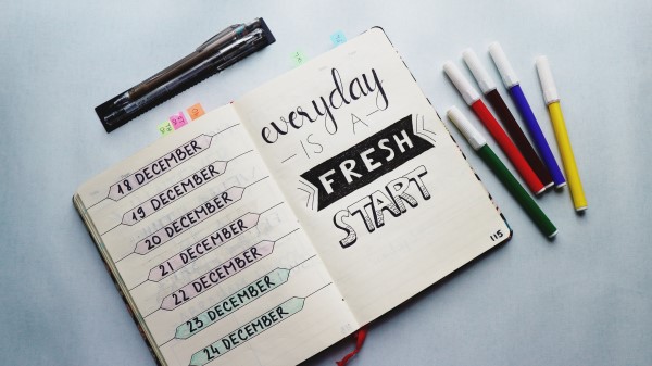 Notebook Inscription Markers wallpaper