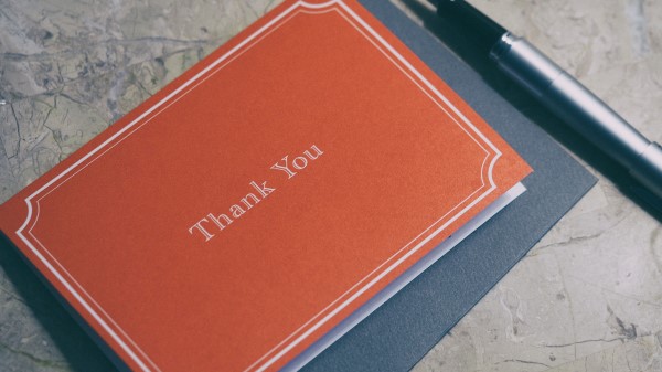 Notebook Inscription Thank You wallpaper