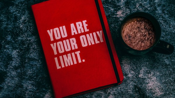 Notepad Inscription Red Wallpaper