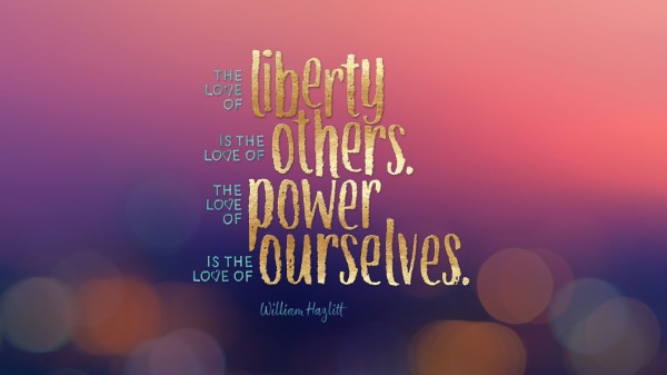 Quote Love Liberty wallpaper