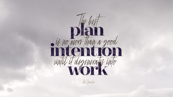 Quote Motivation Plans Wallpaper