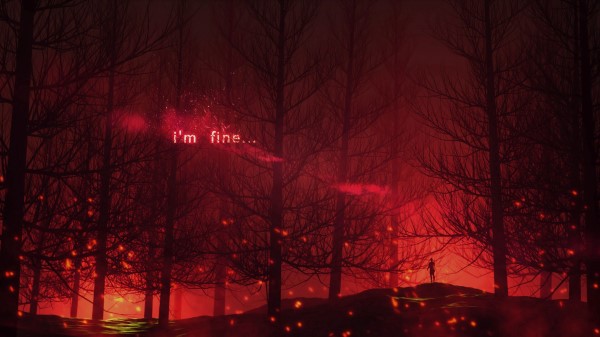 Text Glow Sparks wallpaper
